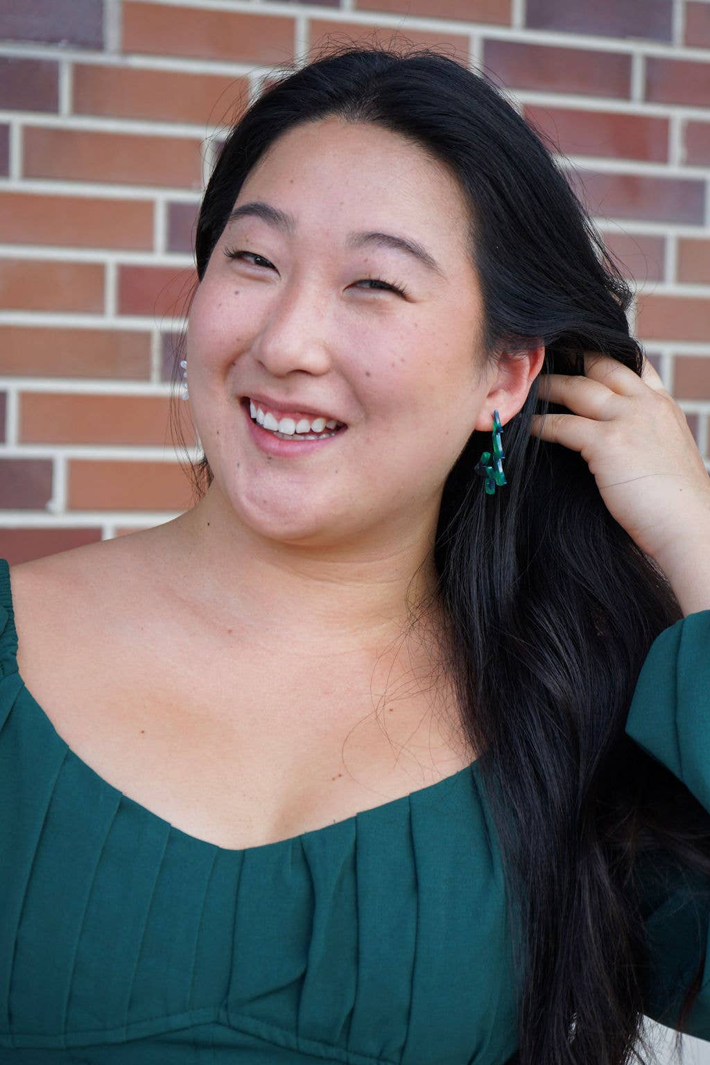 Christmas Tree Hoops