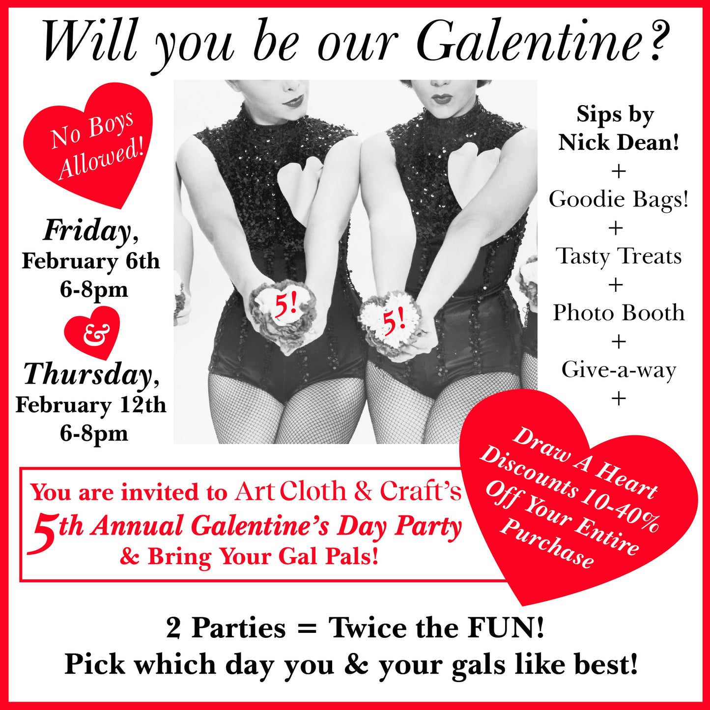 Galentine's Day Ticket