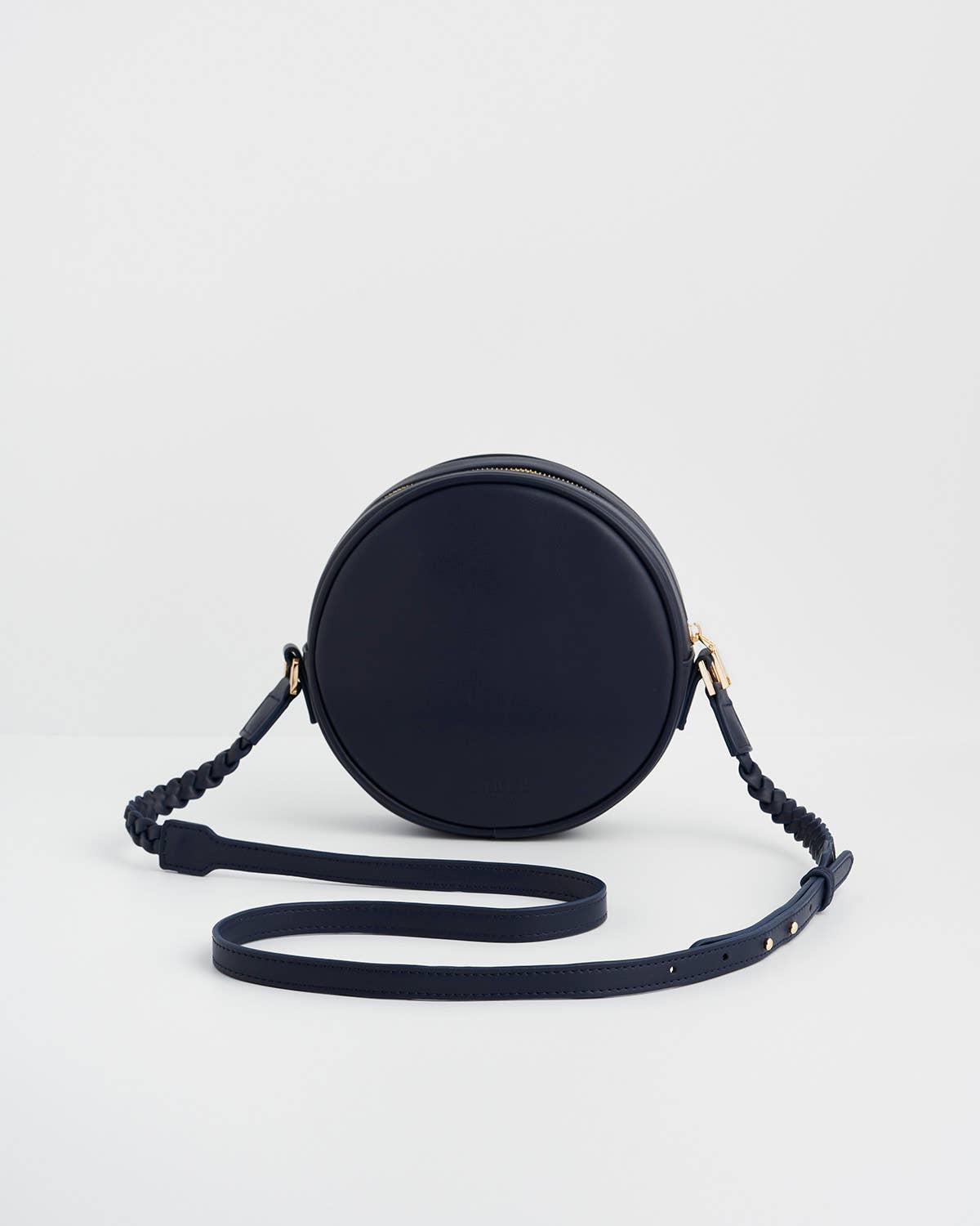 Red Admiral Embroidered Circle Bag