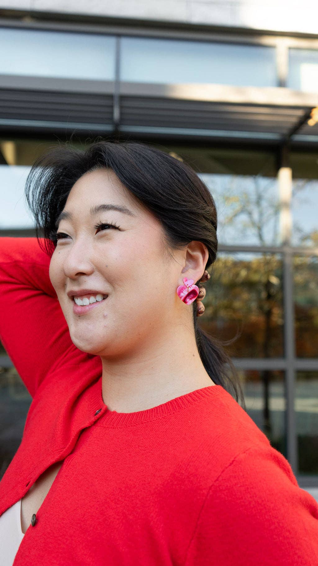 Darling Heart Earrings - Strawberry Fizz