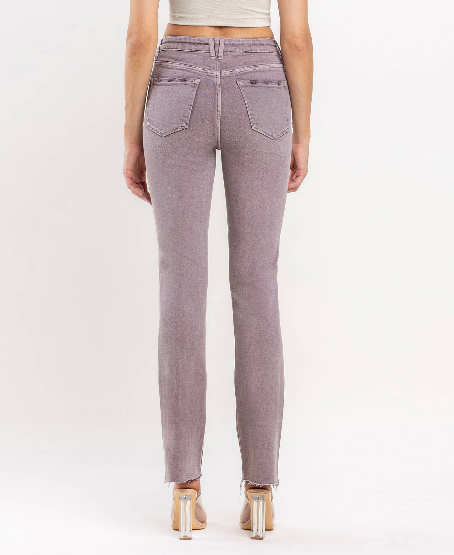 Burnt Rose Mid Rise Jean