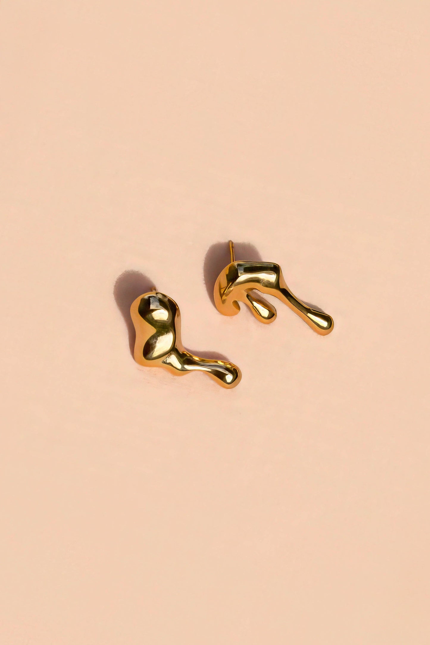 Molten Studs - 18K Gold Plated