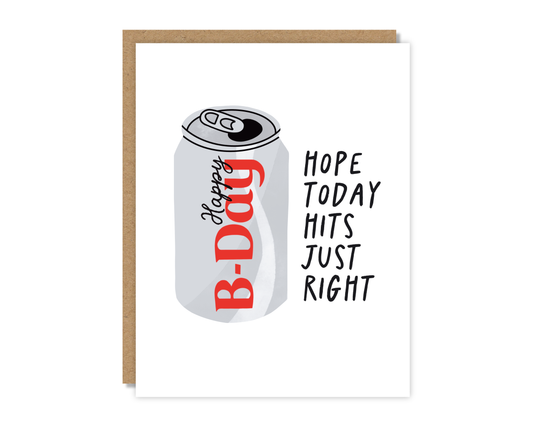 Happy Birthday Diet Coke Greeting Card