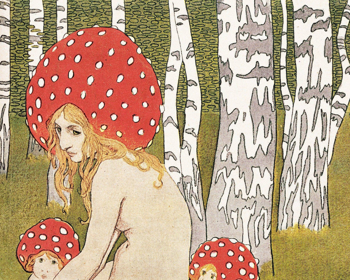 Vintage Mother Nature Fine Art Print