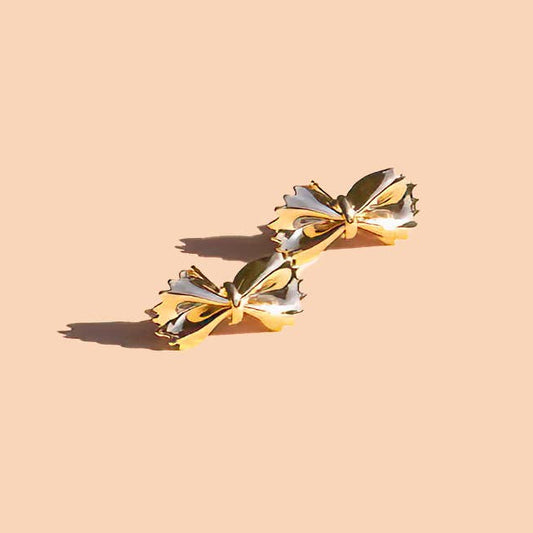 Bow Tie Pasta Stud Earrings