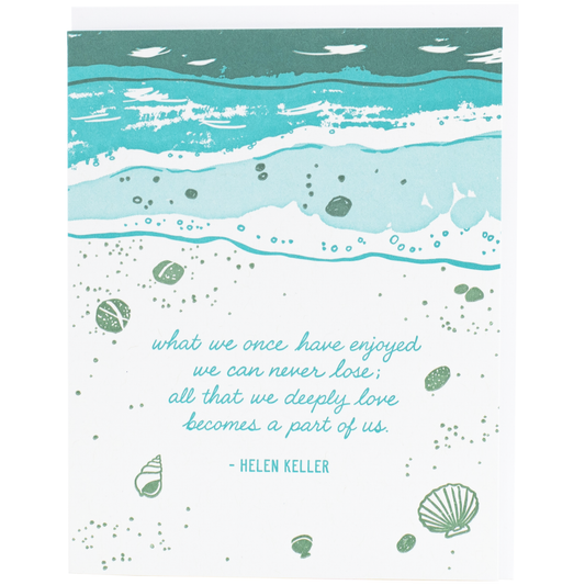 Deeply Love Quote Sympathy Card