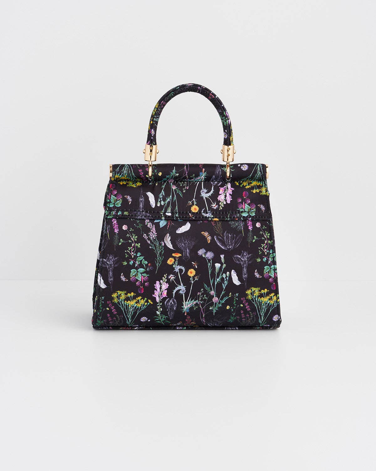 Wilderness Black Mini Top Handle Tote Bag