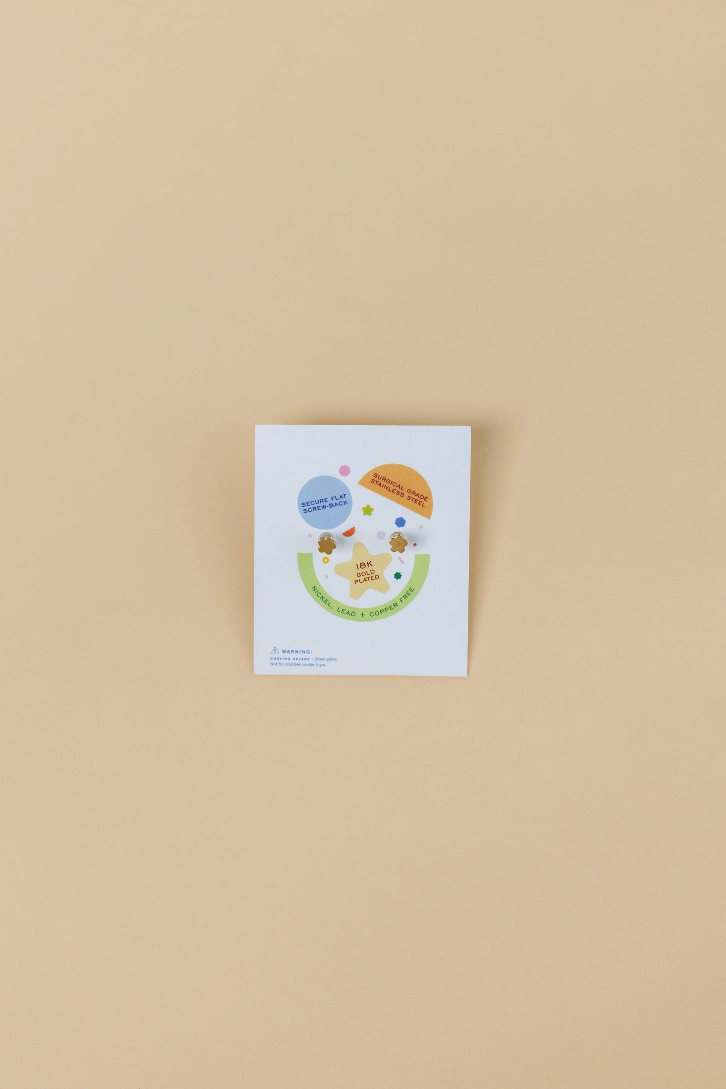 Ice Cream Flat Back Kids Earrings