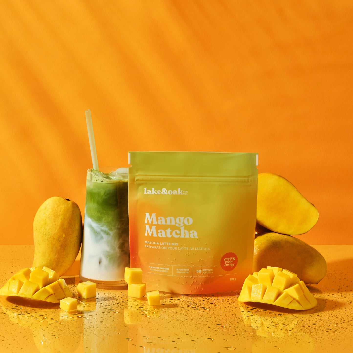 Mango Matcha Tea