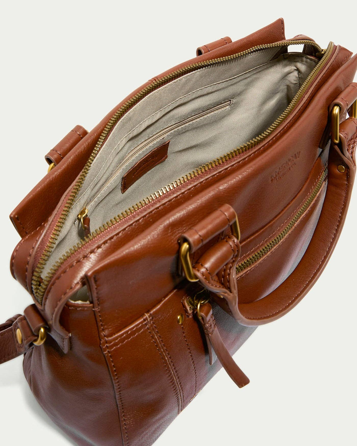Jamestown Satchel - Brandy