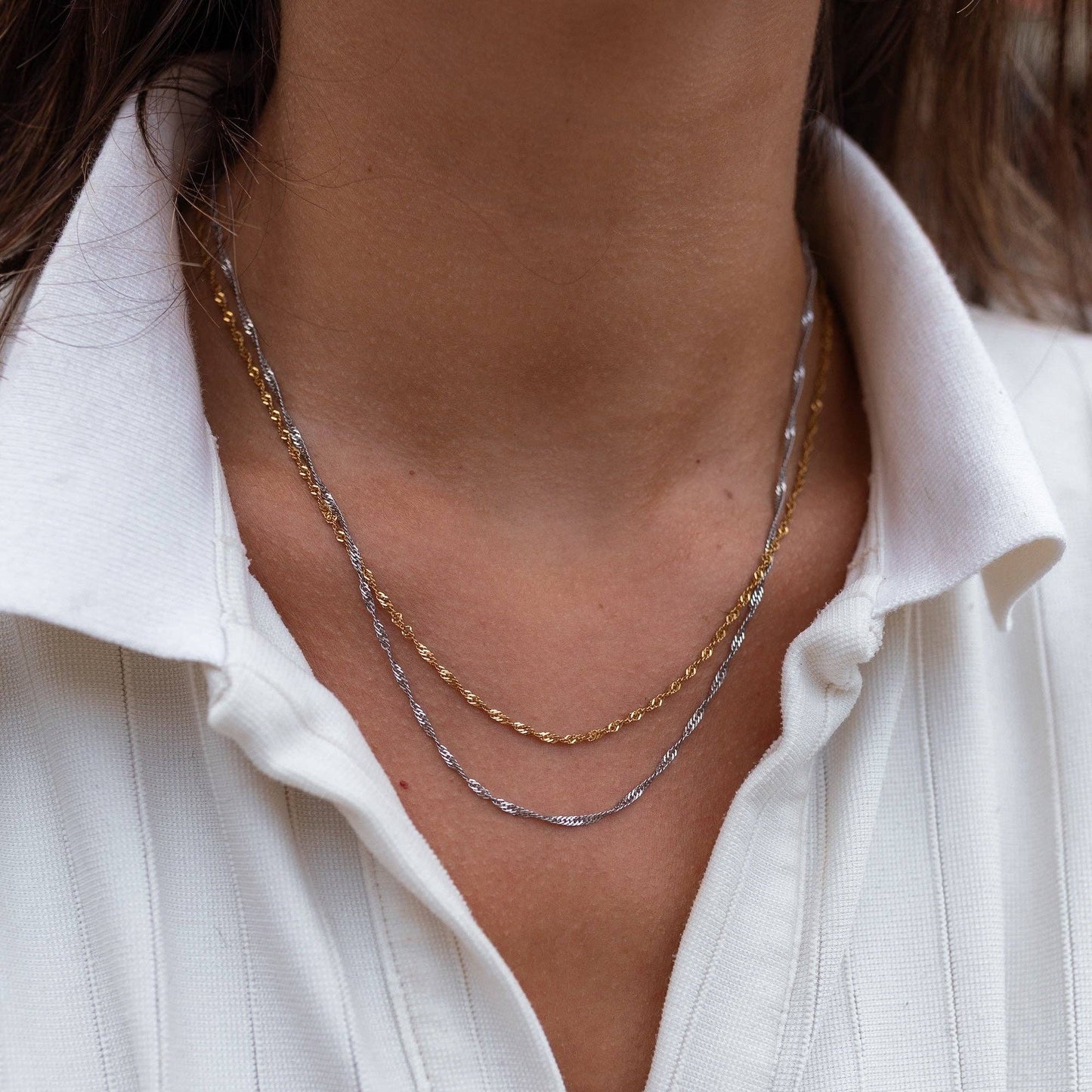Lane Necklace - Gold / Silver