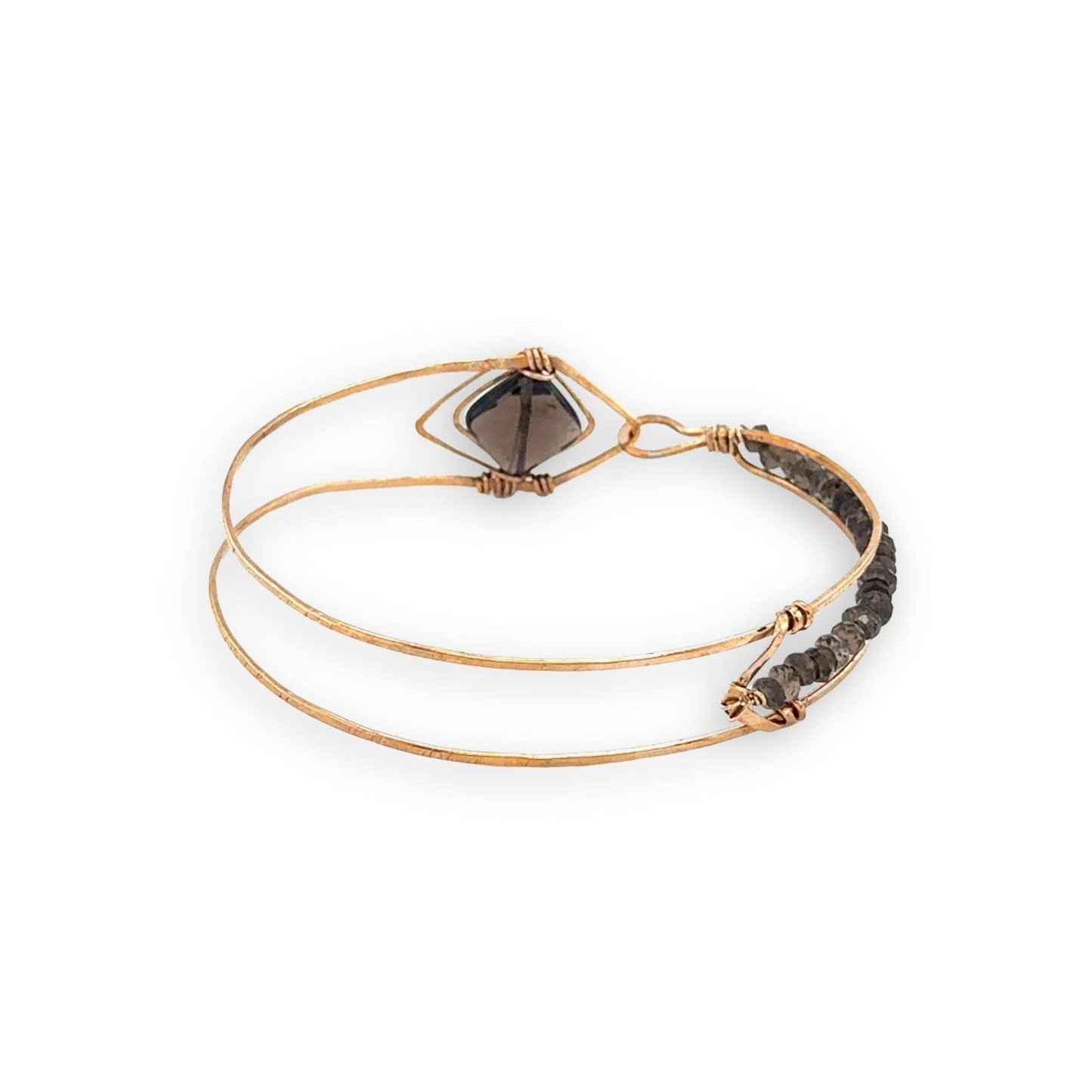Smokey Quartz Cuff Bracelet