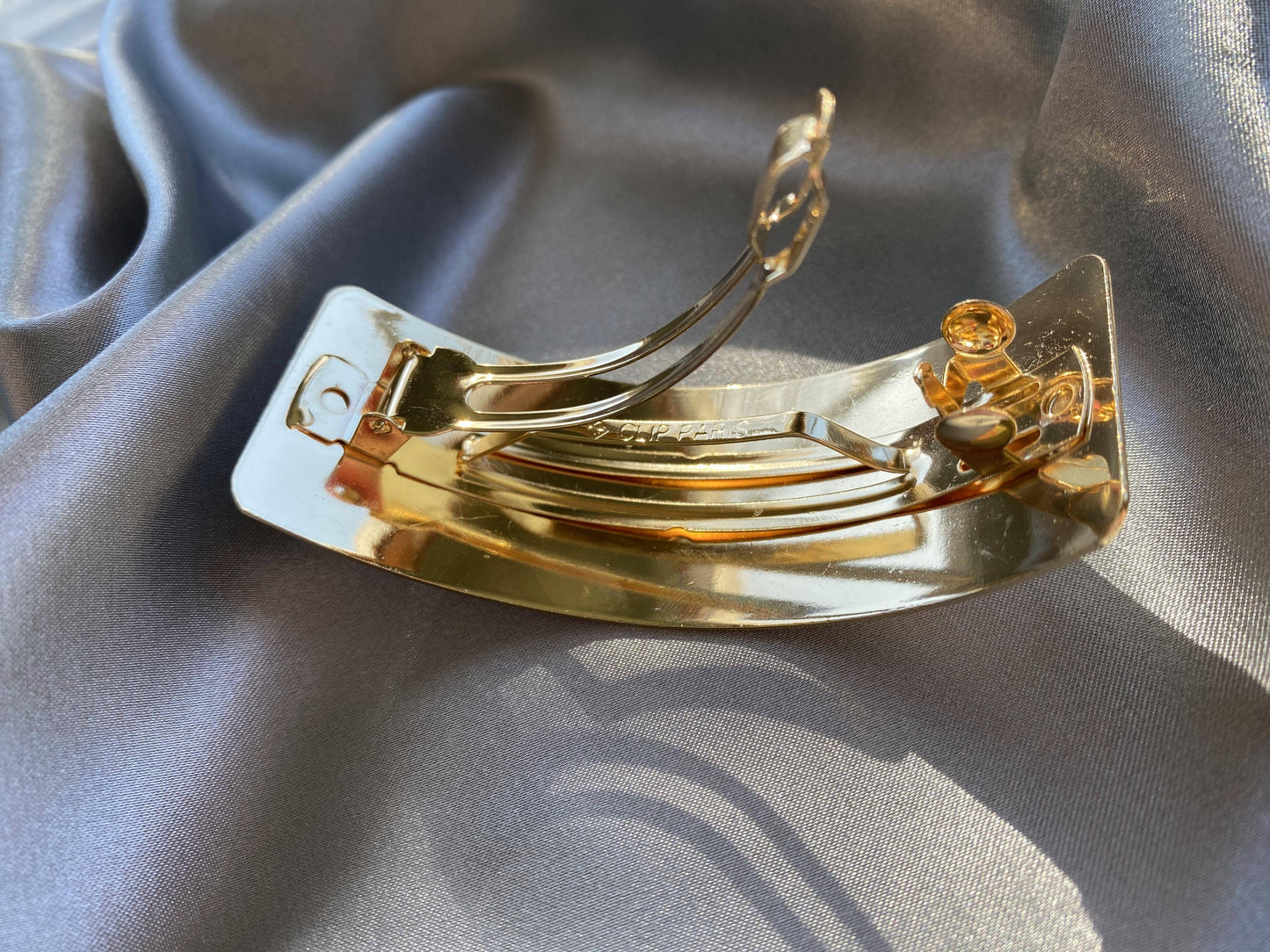 The Renee Metal Hair Clip - Gold / Silver