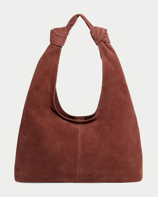 Gables Hobo - Cordovan Suede