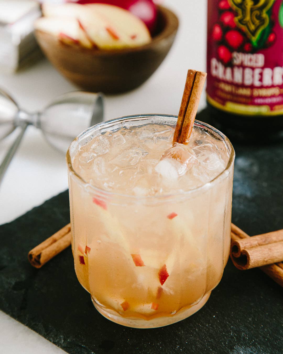 Spiced Cranberry Syrup - Cocktail / Mocktail Drink Mix