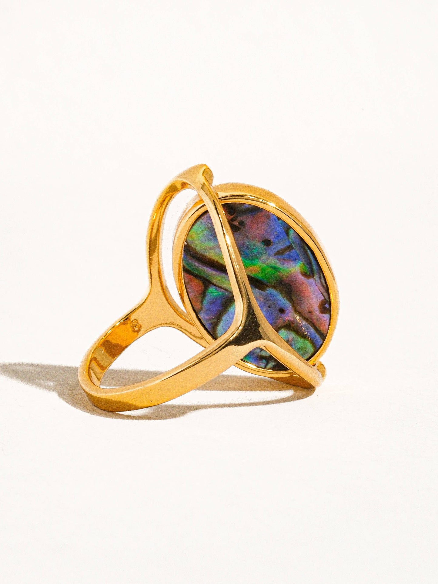 Violette Double-Sided Shell Ring