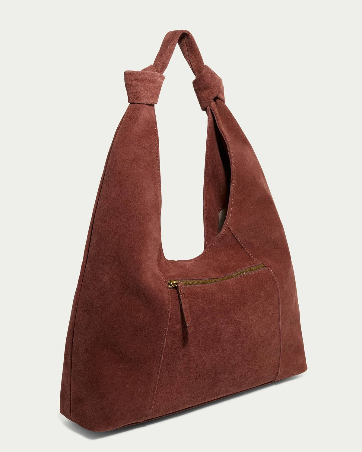 Gables Hobo - Cordovan Suede