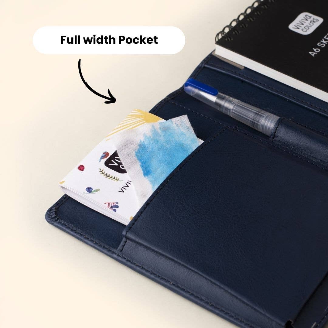 Travel Paint Kit - Vegan Leather| Handcrafted| Portable