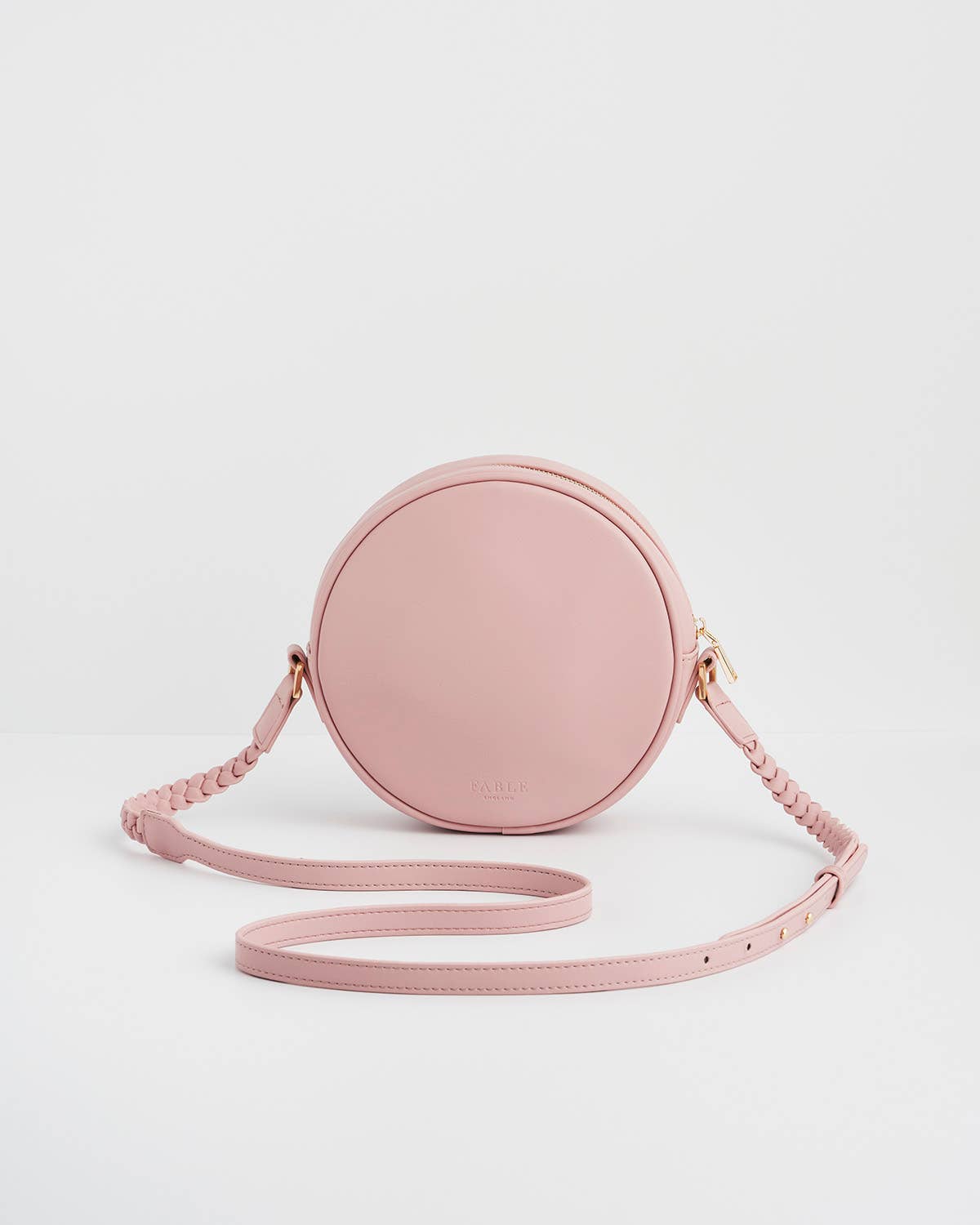 Ladybug Pink Embroidered Circle Bag