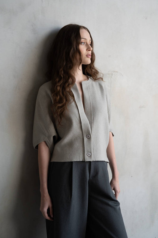 Silvia Short Sleeve Cardigan