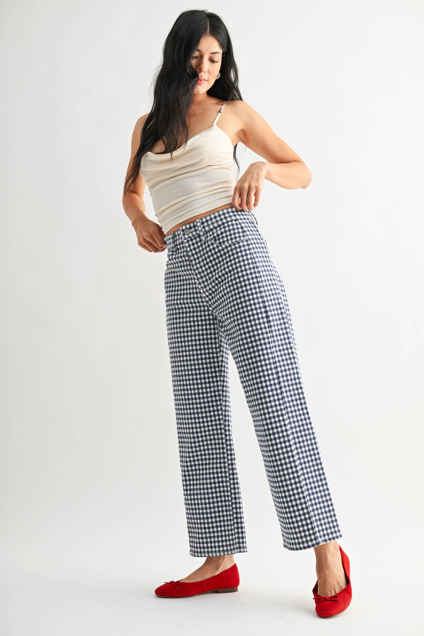 JUST BLACK DENIM - Barrel Jean Twist