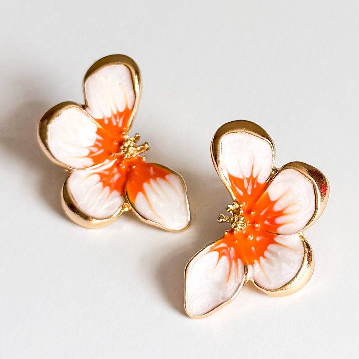 Pansy Stud Earrings