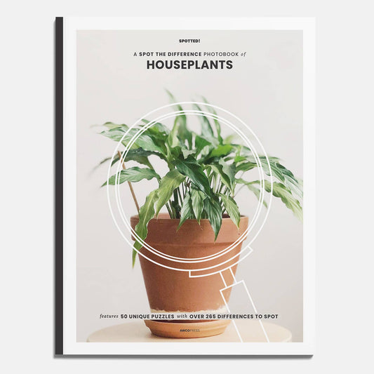 Houseplants Spot the Difference Puzzles, I Spy Activity Book