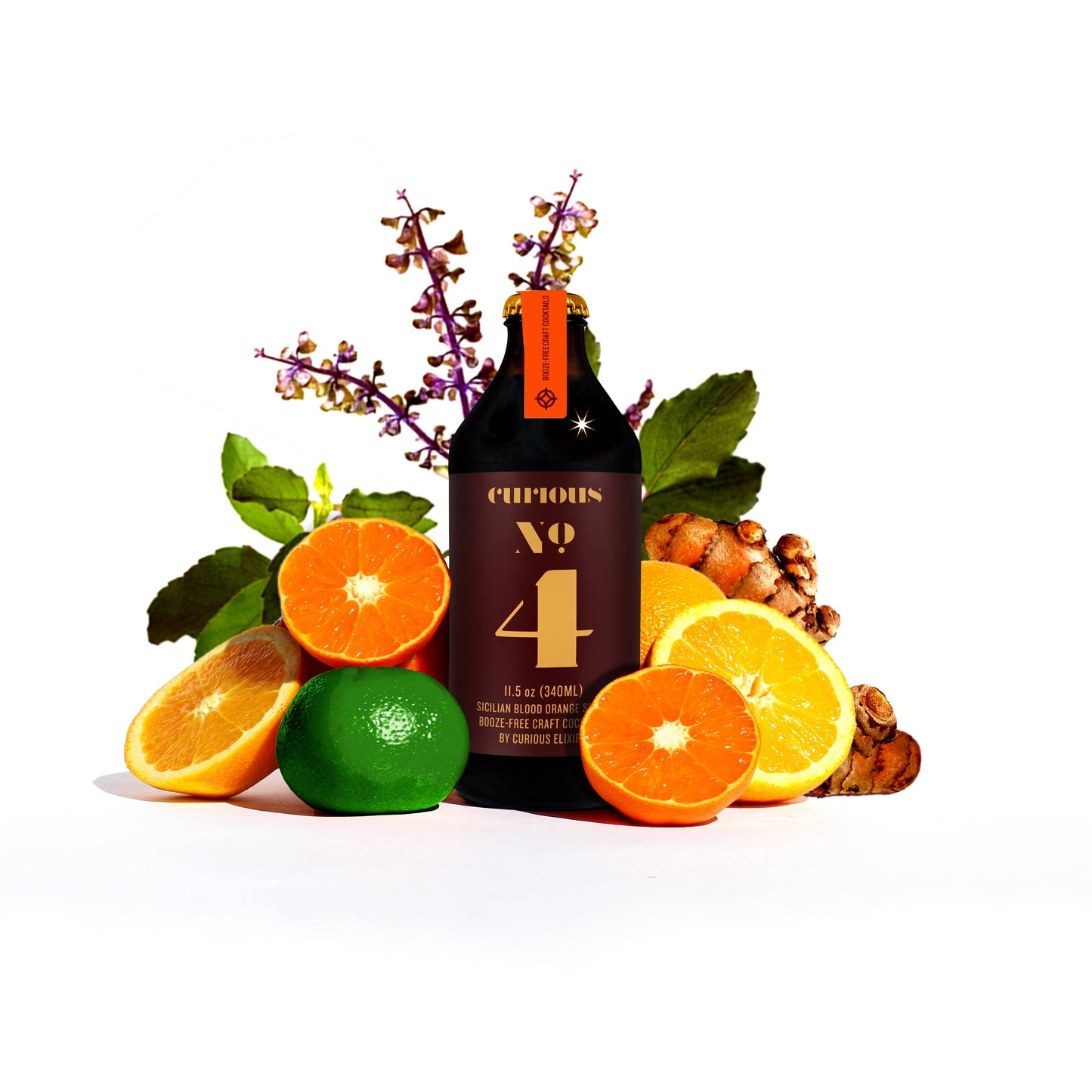 Curious Elixir No. 4 Booze-Free Cocktails: Blood Orange Sicilian Spritz
