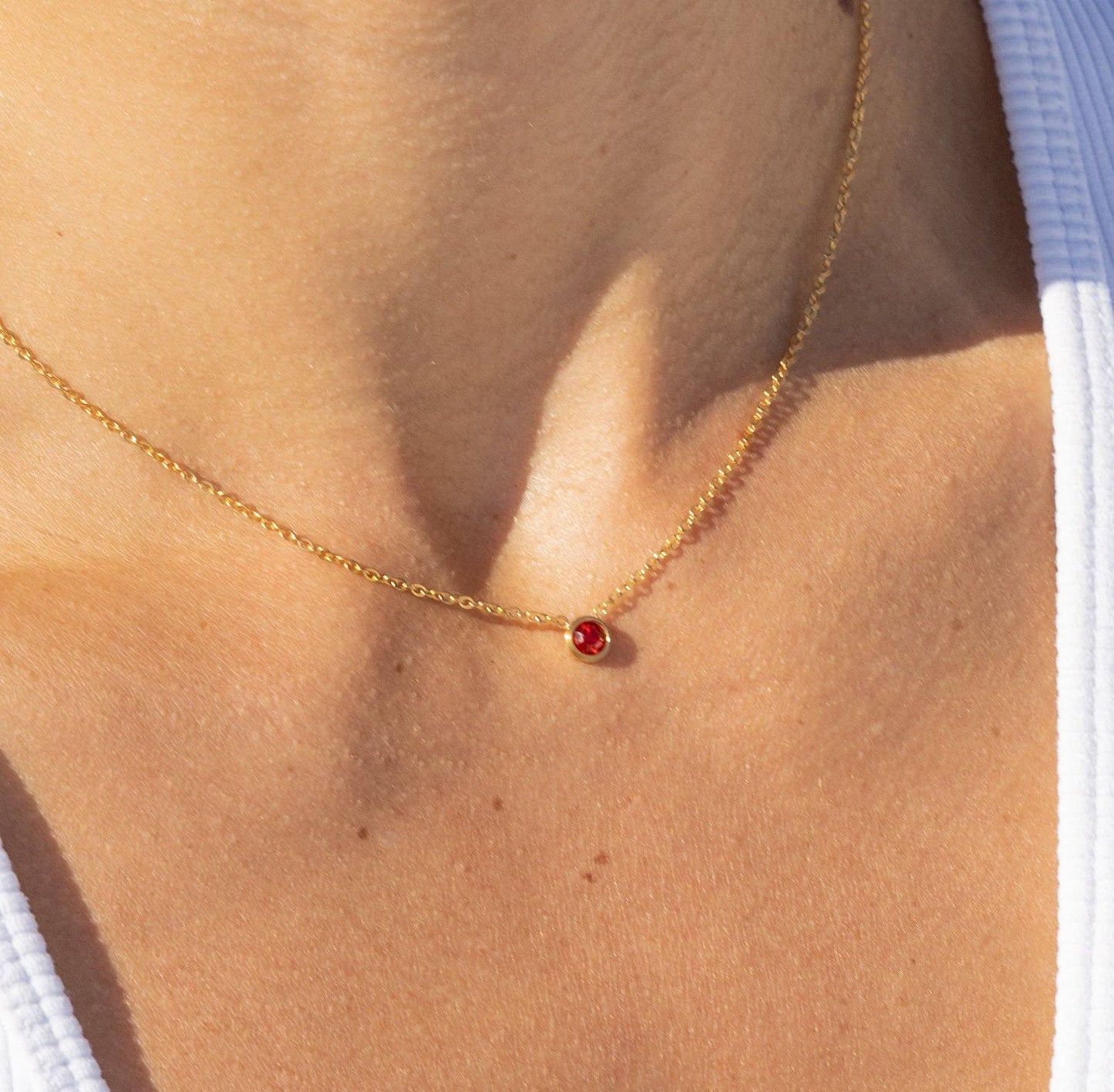 Star Stone Necklace - Birth Stones