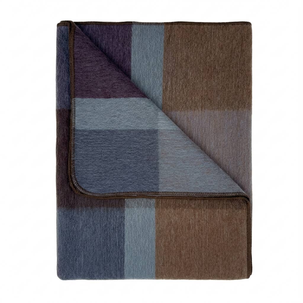 Alpaca Throw Blanket - Mocha