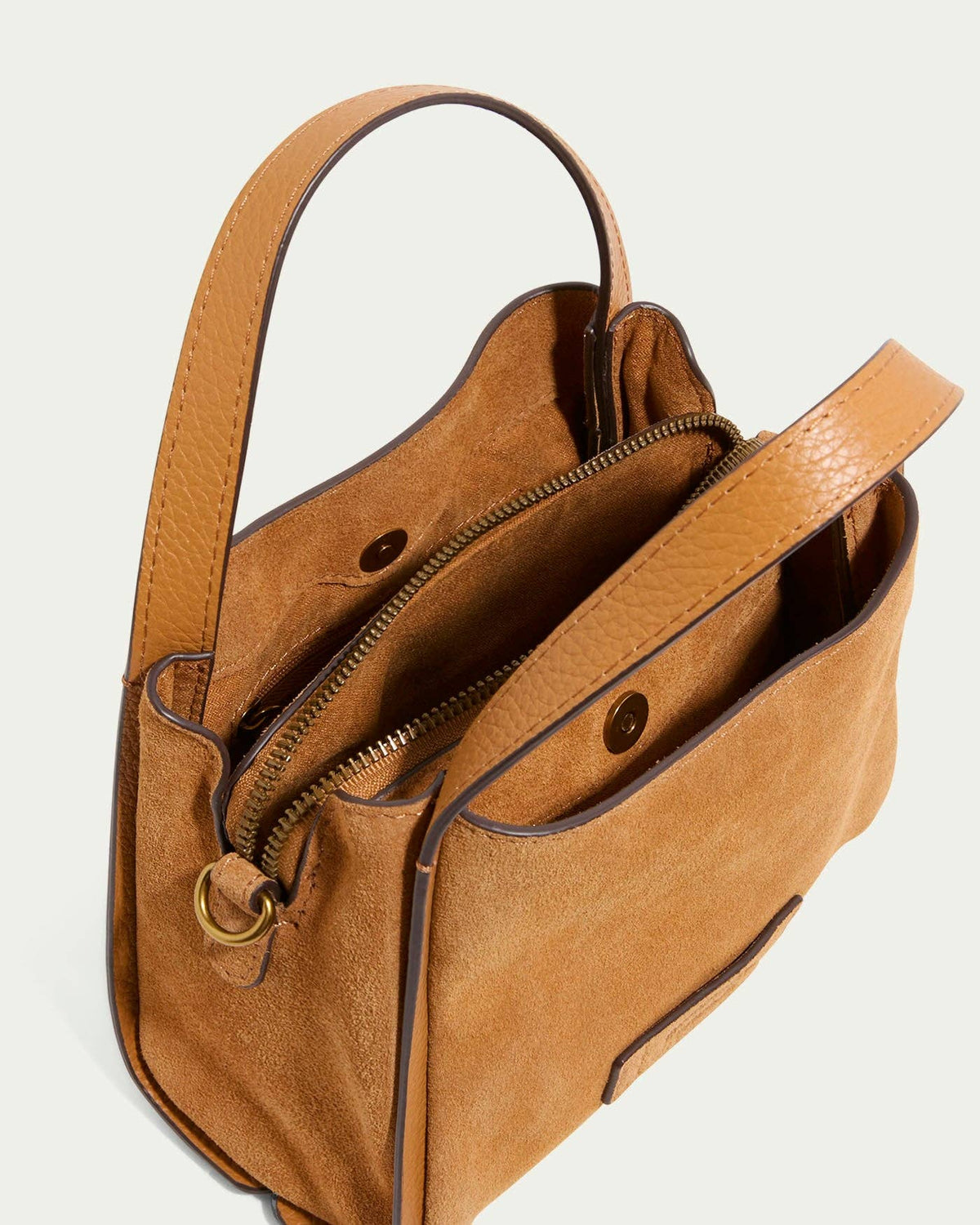 Auburn Mini Crossbody - Saddle Bomber Leather