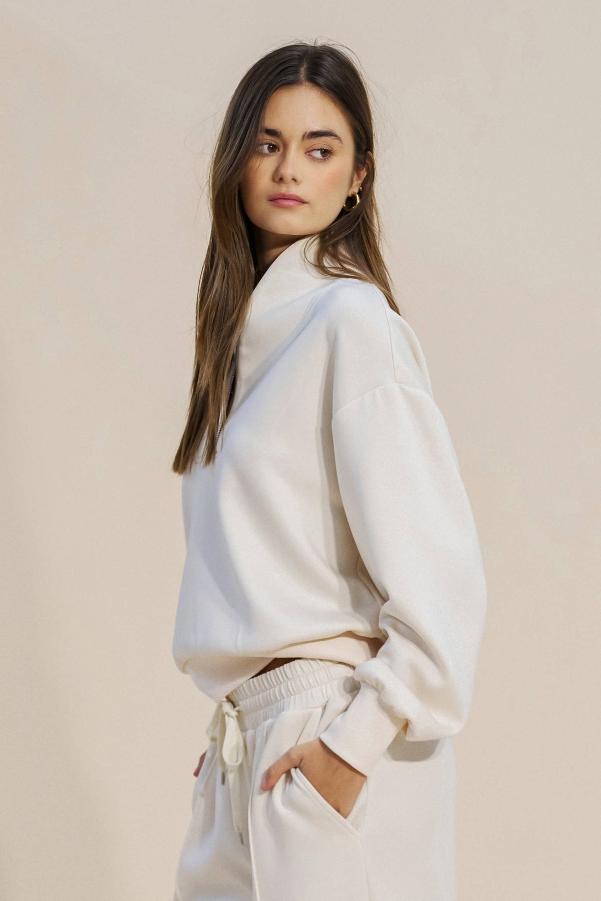 Quarter-Zip Sophisticated Sweatshirt