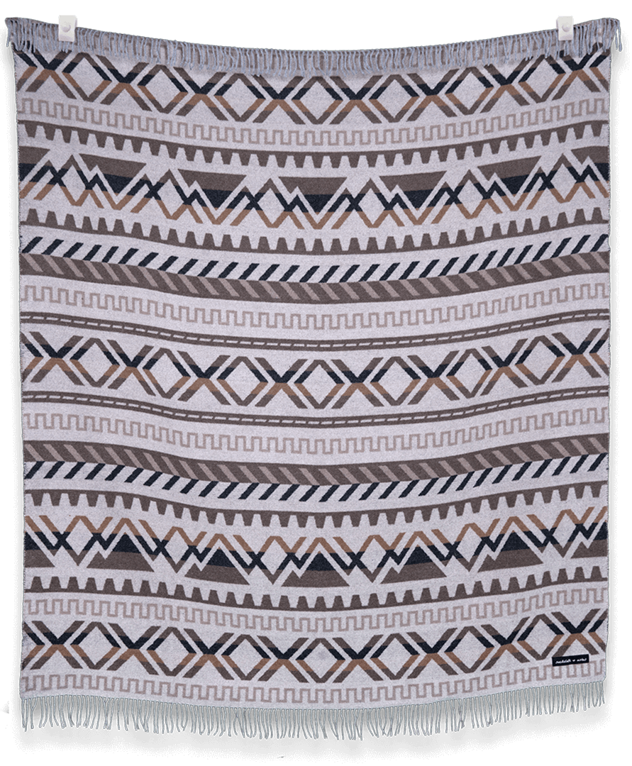 Ridgeline Andes Recycled Wool Throw Blanket
