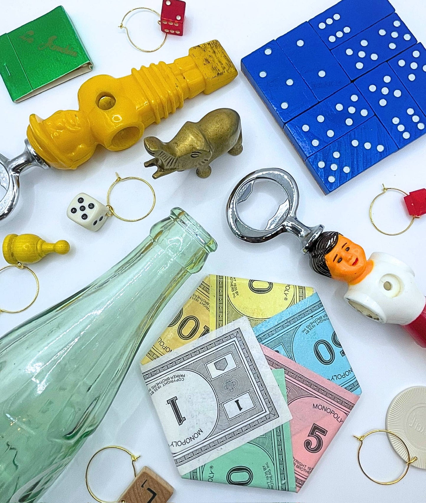 Vintage Foosball Player Bottle Opener