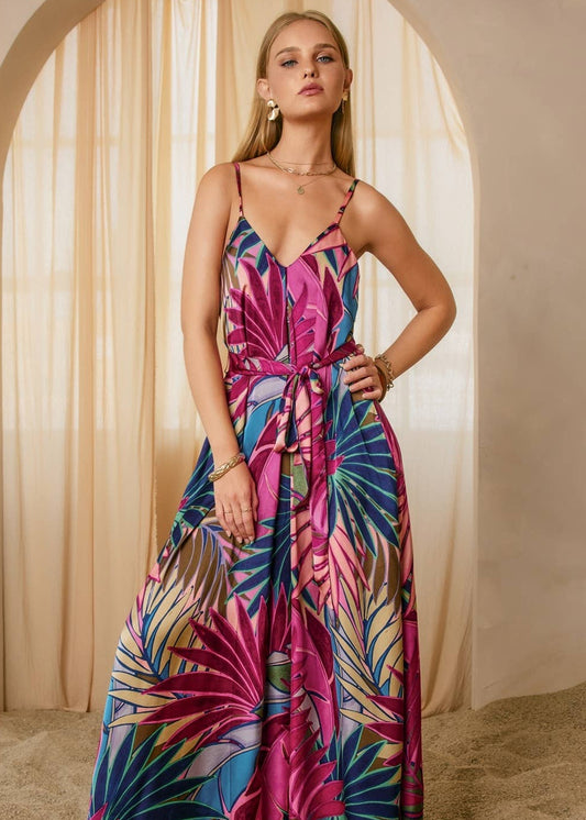 Sarina Extra Flared Maxi Dress