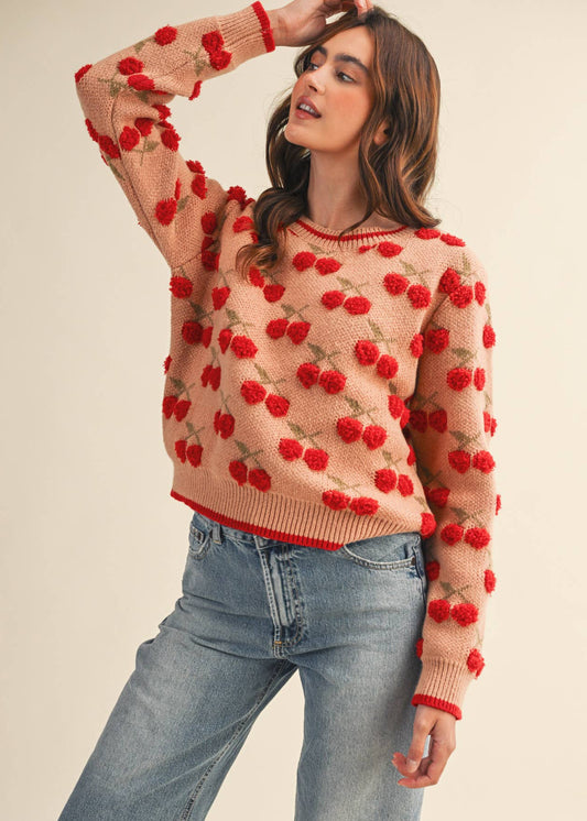 Very Cherry Sweater