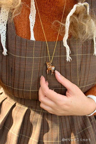 Newborn Fawn Necklace