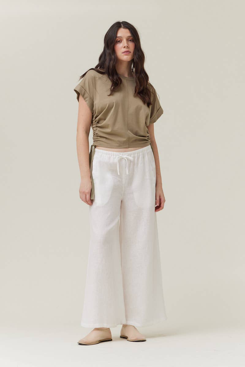 Side Scrunch Tee