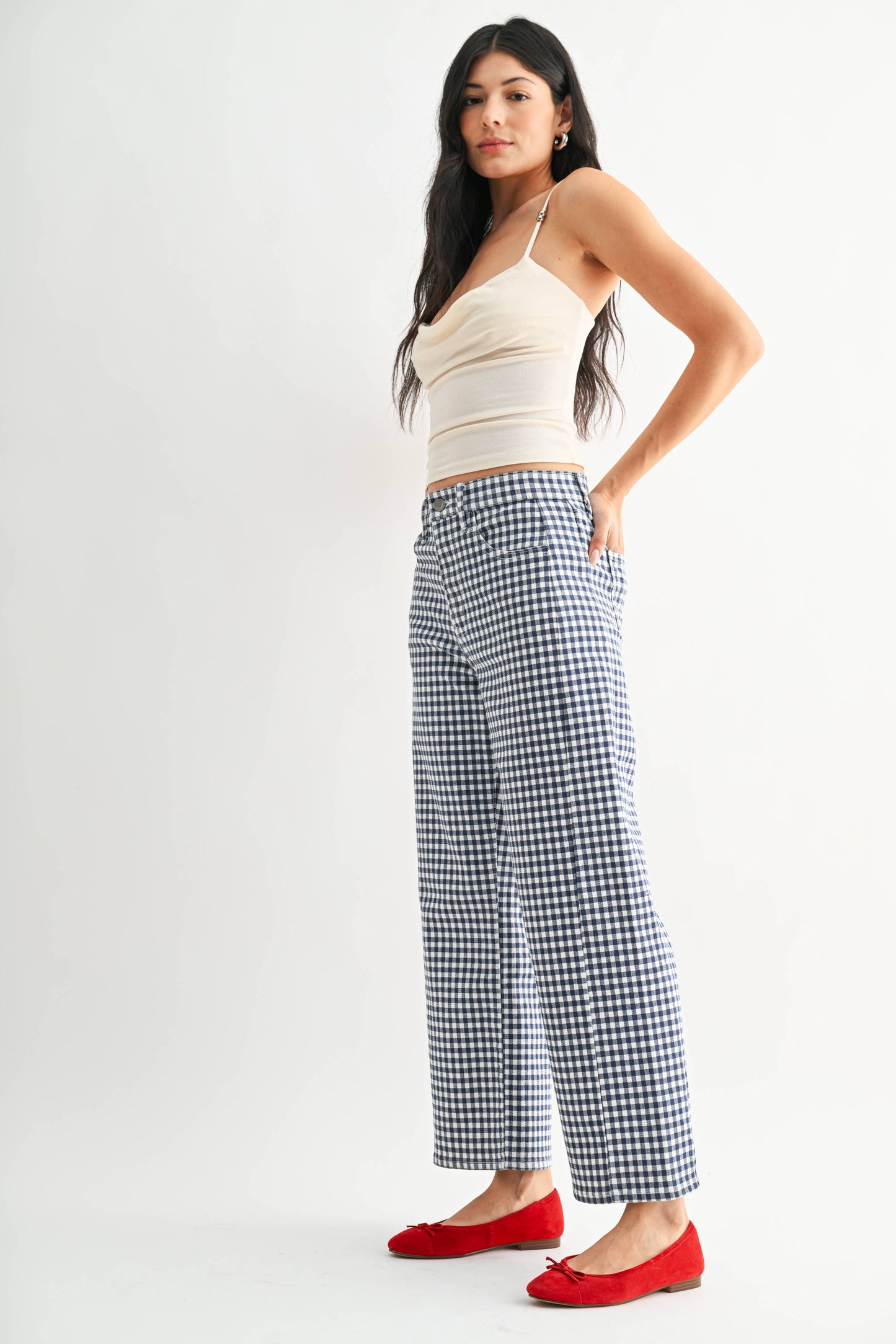 JUST BLACK DENIM - Barrel Jean Twist