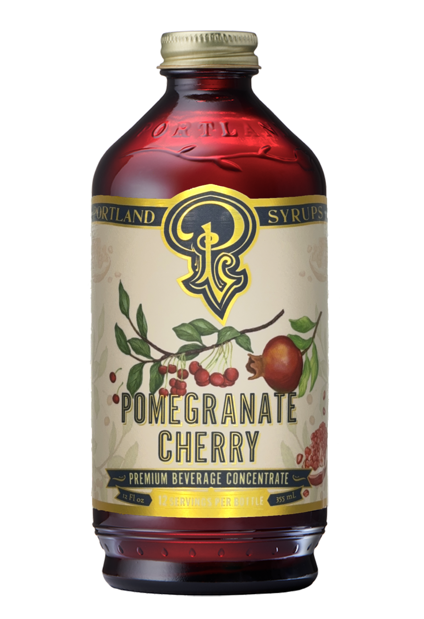 Pomegranate Cherry Syrup - Cocktail / Mocktail Mixer