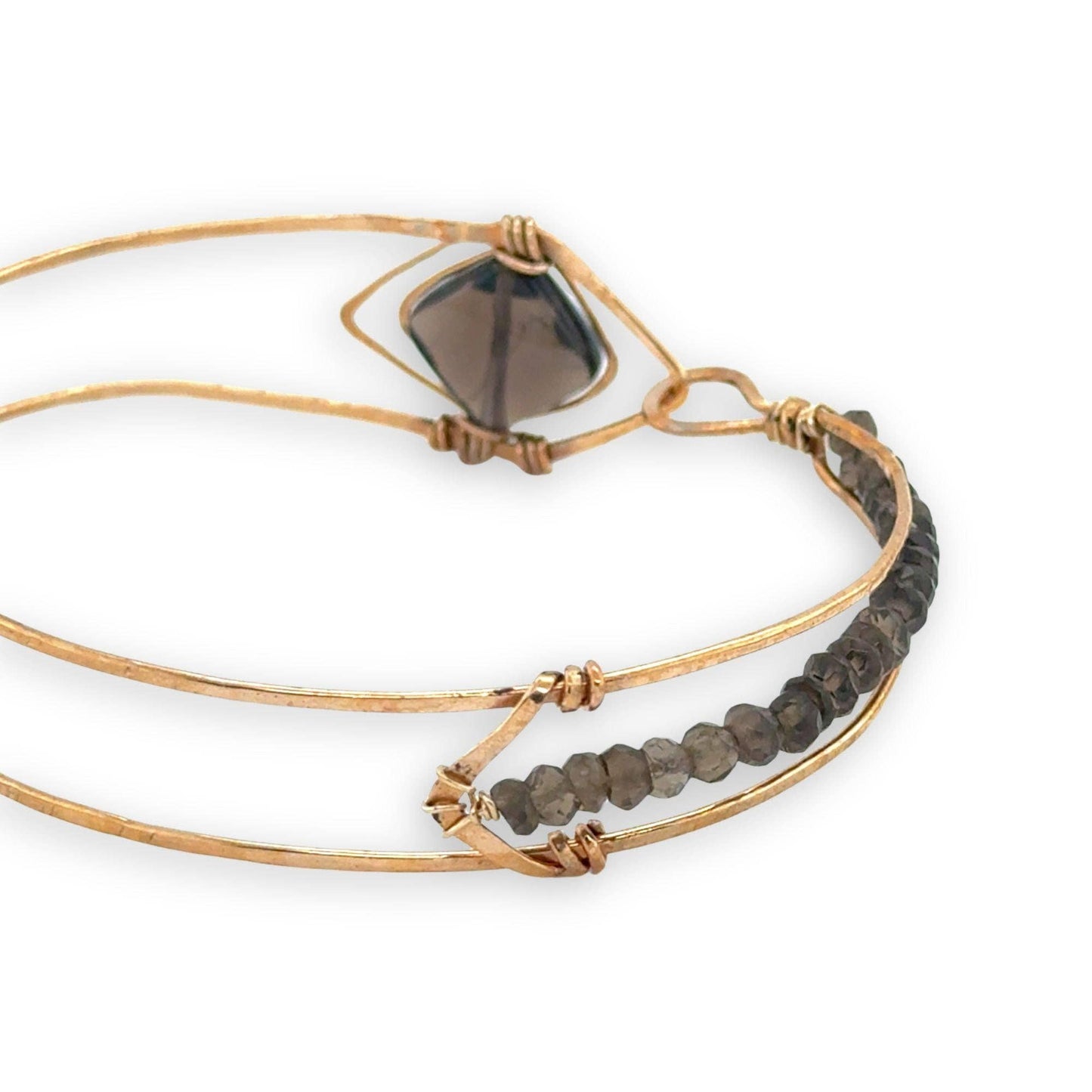 Smokey Quartz Cuff Bracelet