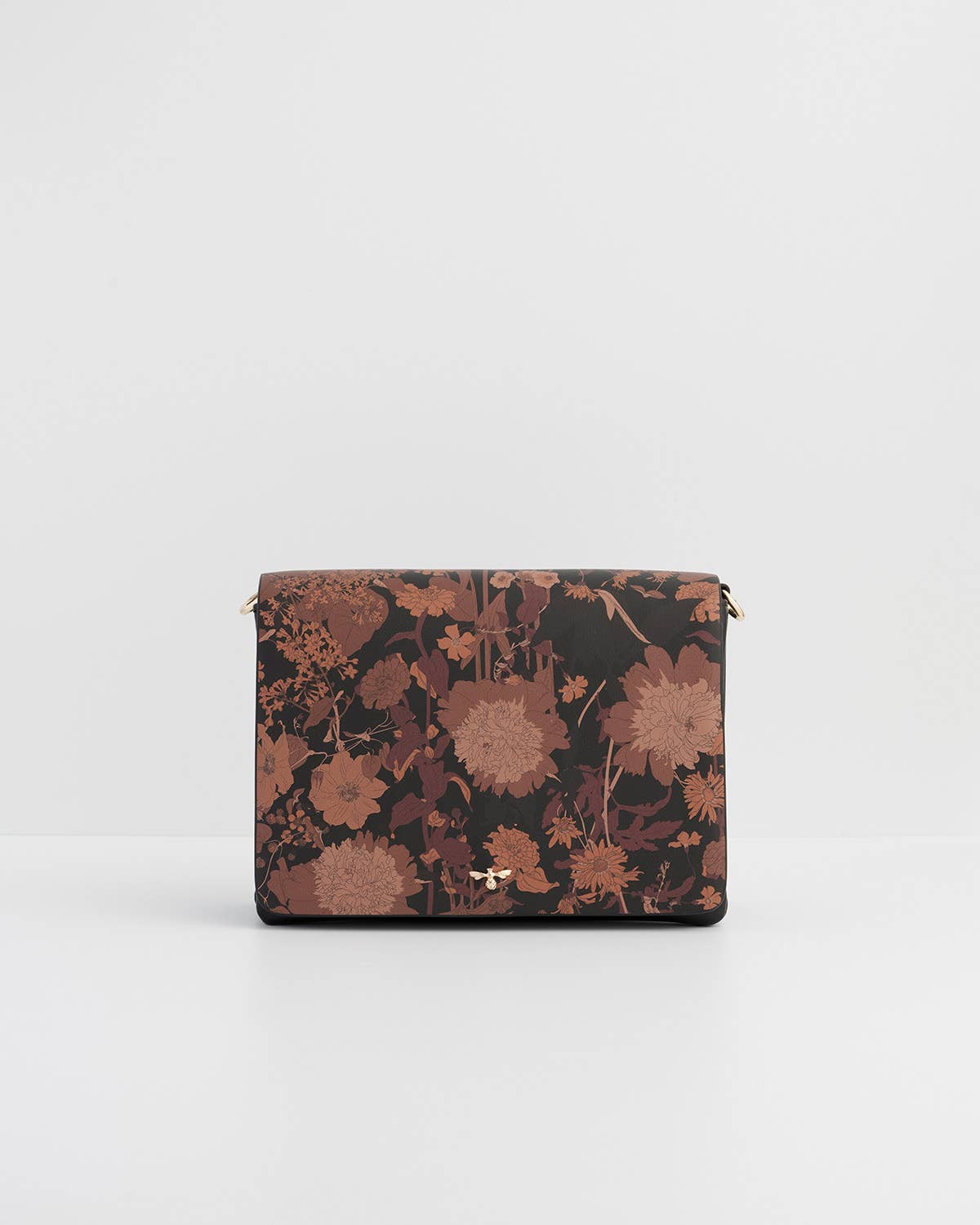 Deco Blooms Black Crossbody Purse