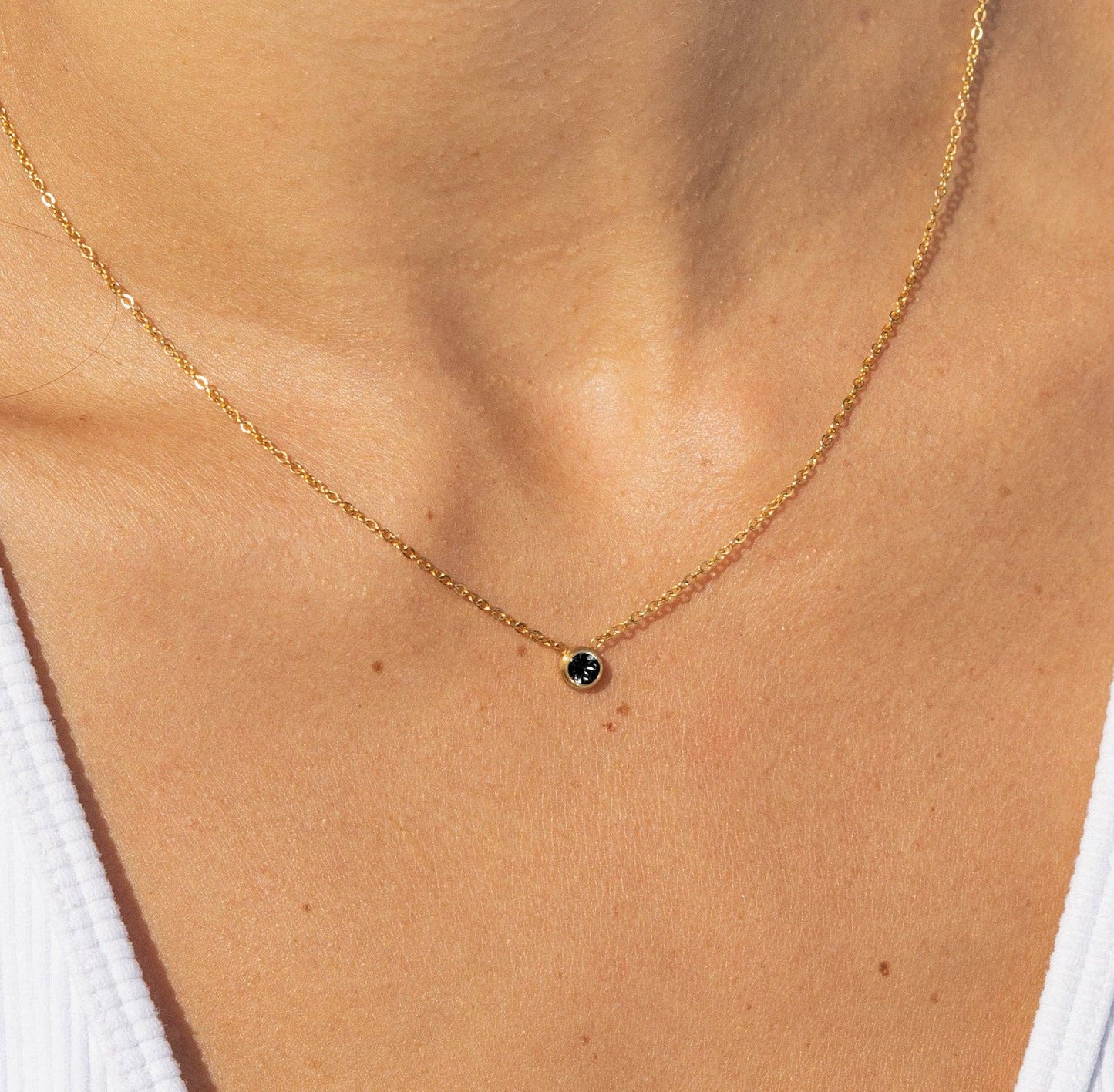 Star Stone Necklace - Birth Stones