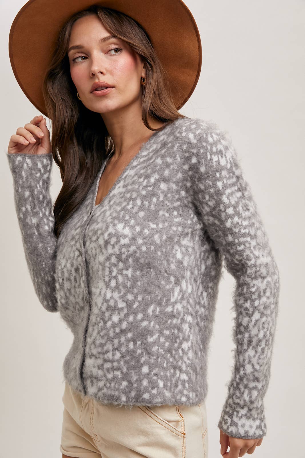 Super Soft Leopard Sweater Cardigan