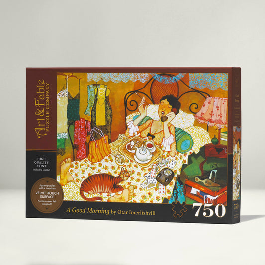 "A Good Morning" 750-pc Velvet-Touch Jigsaw Puzzle