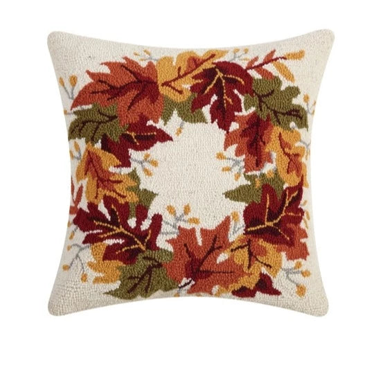 Fall Wreath Hook Pillow
