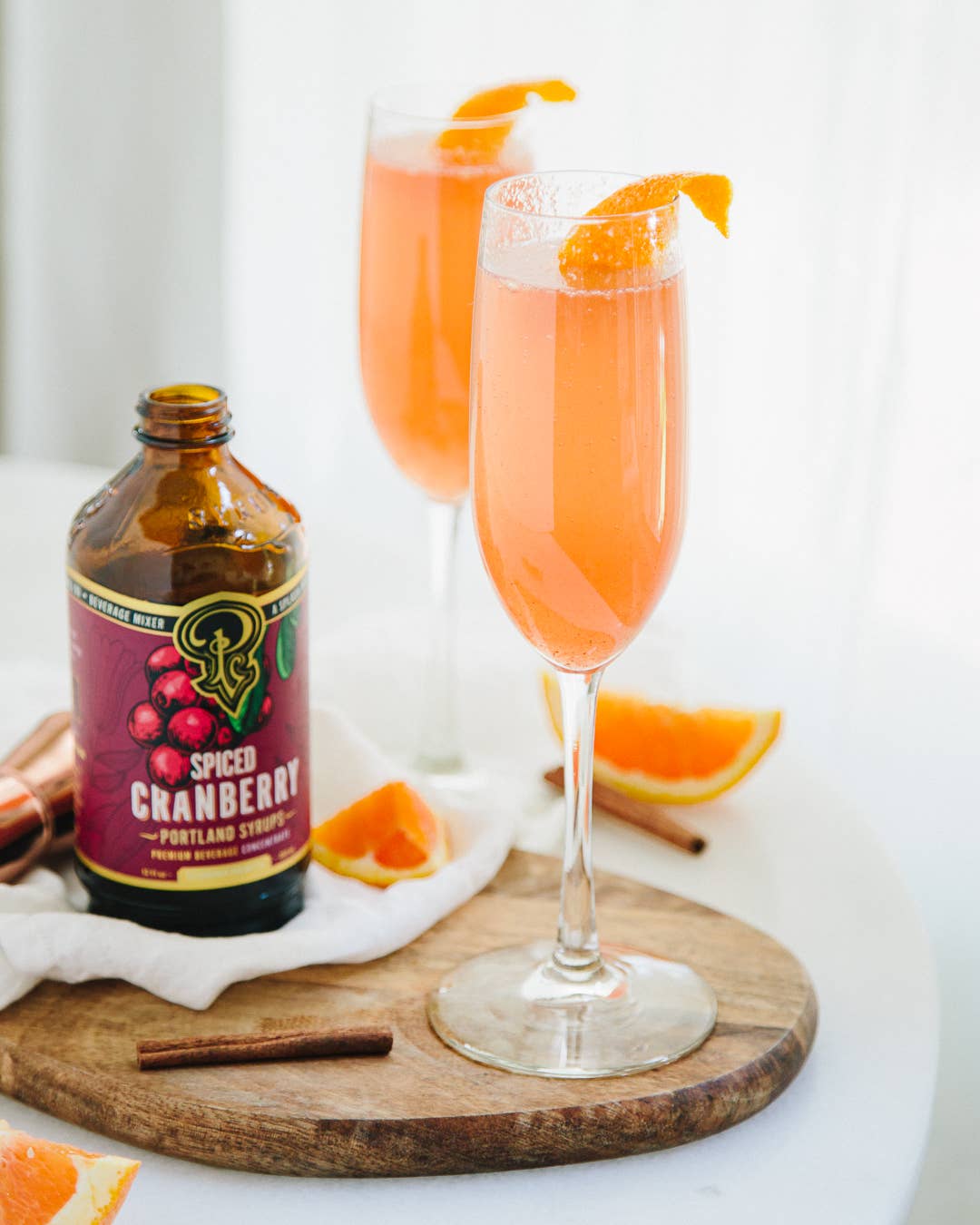 Spiced Cranberry Syrup - Cocktail / Mocktail Drink Mix