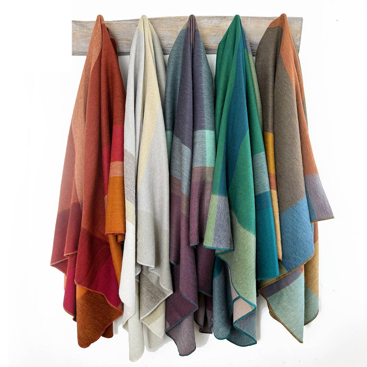 Alpaca Throw Blanket - Prism
