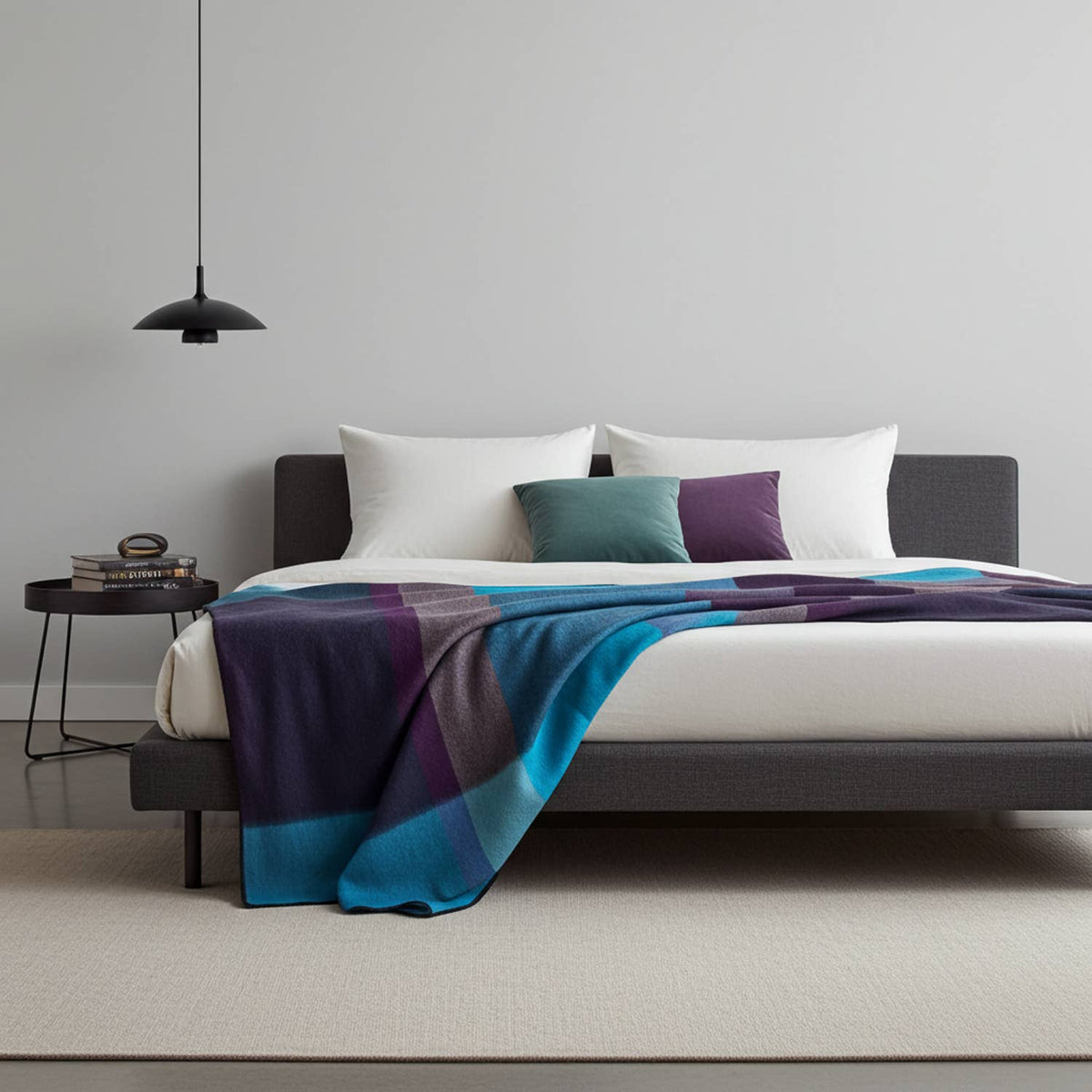 Alpaca Throw Blanket - Nightfall