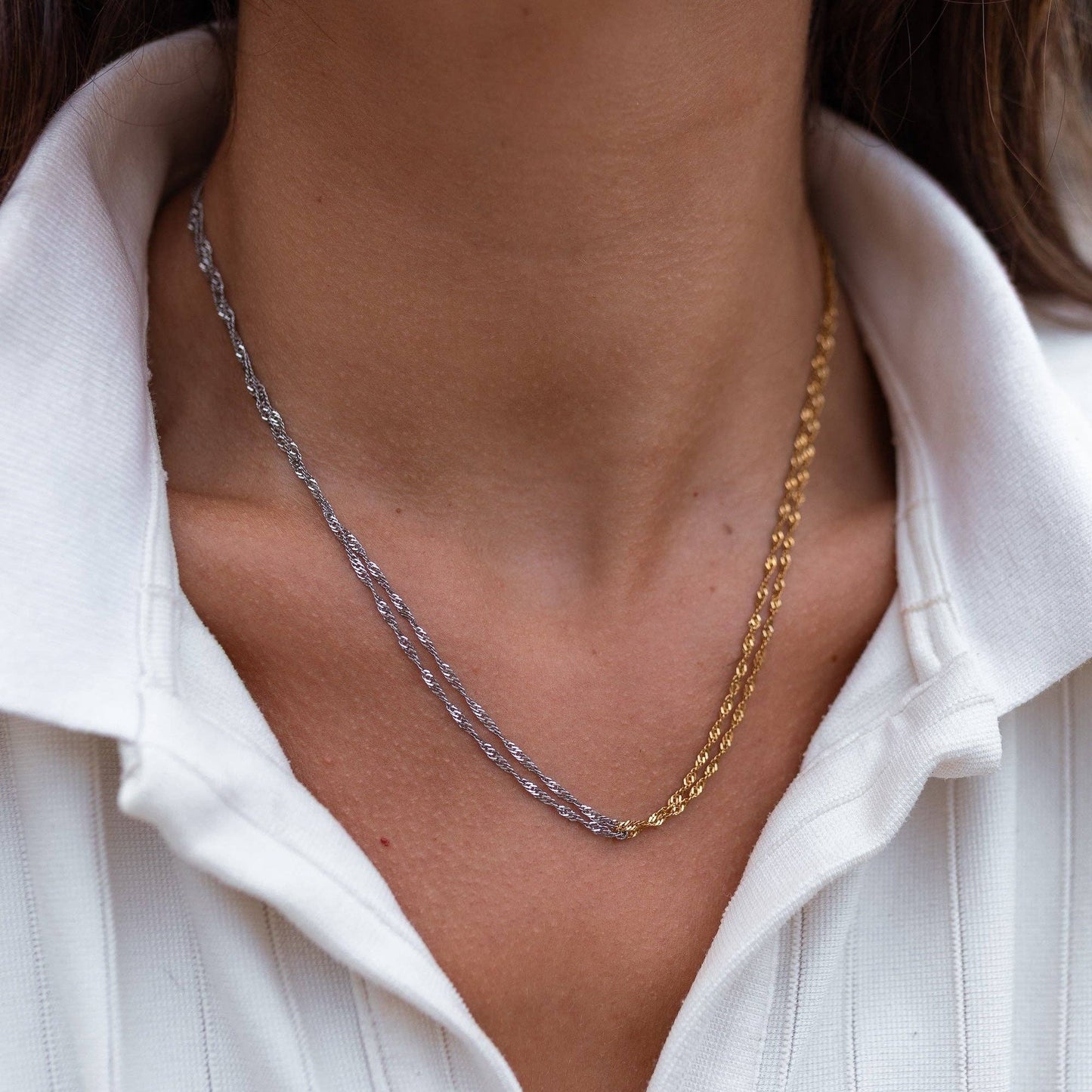 Lane Necklace - Gold / Silver